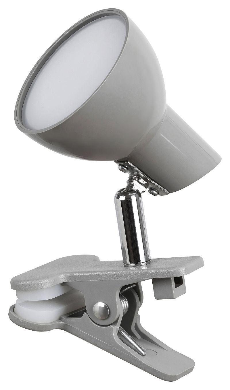 Rabalux 1480 LED lampička s klipem 5W | 360lm | 3000K - šedá - Dekolamp s.r.o.