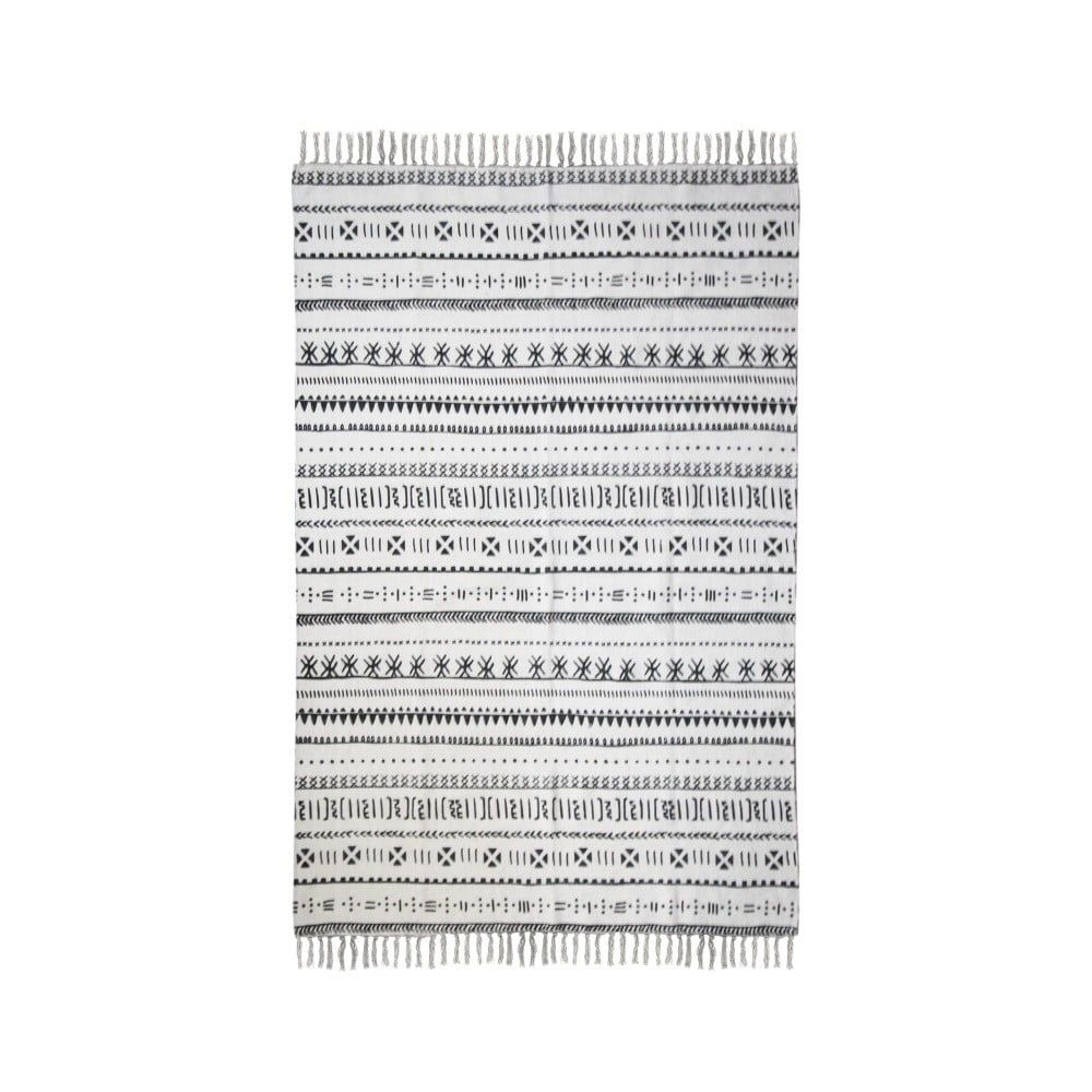 Černobílý bavlněný koberec HSM collection Colorful Living Manio, 120 x 180 cm - Bonami.cz