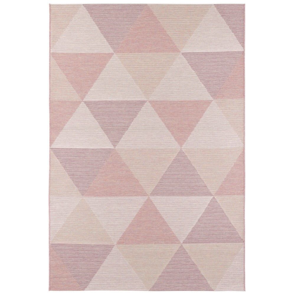 Růžový koberec vhodný i na ven Elle Decor Secret Sevres, 140 x 200 cm - Bonami.cz