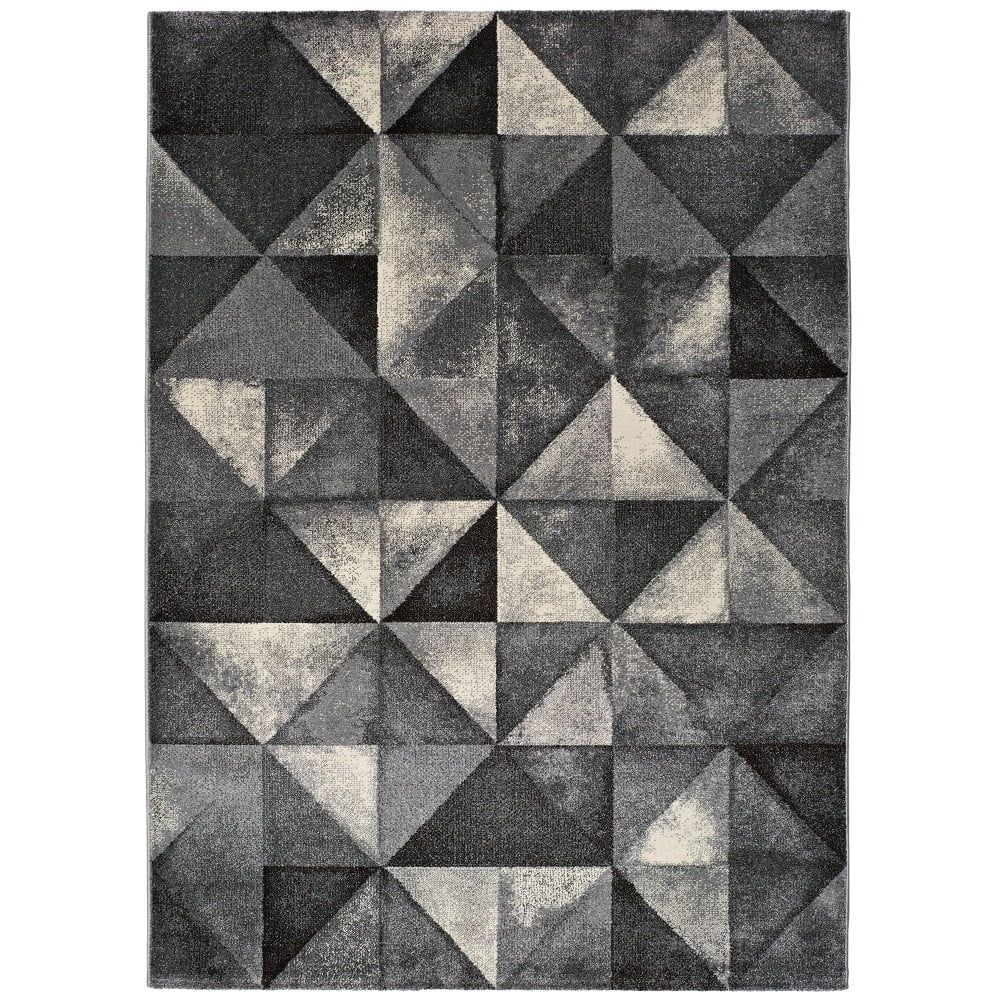 Šedý koberec Universal Delta Triangle, 67 x 125 cm - Bonami.cz