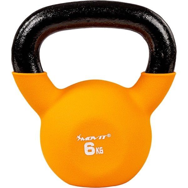   MOVIT Kettlebell činka oranžová, 6 kg\r\n - Kokiskashop.cz