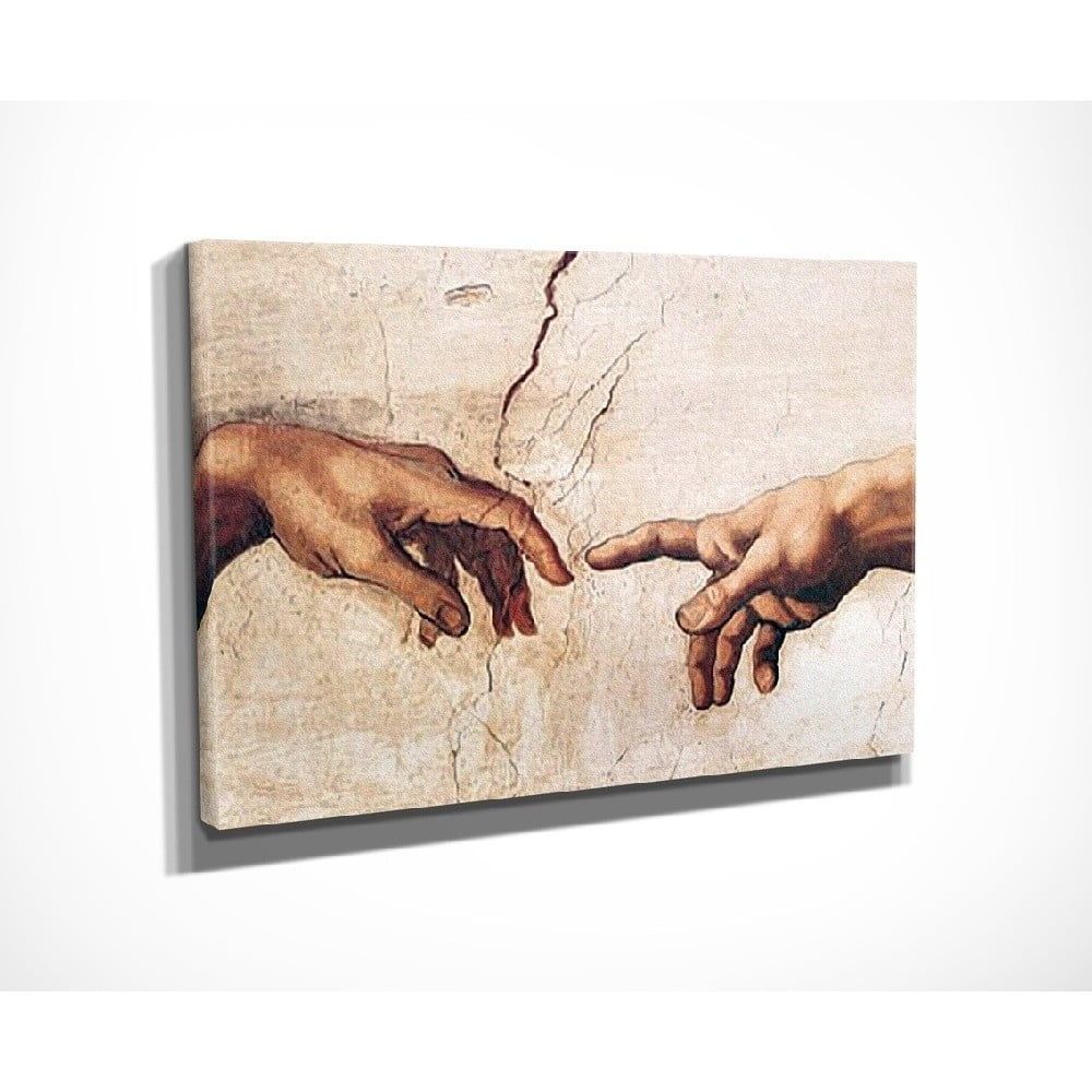 Nástěnná reprodukce na plátně Michelangelo, 40 x 30 cm - Bonami.cz
