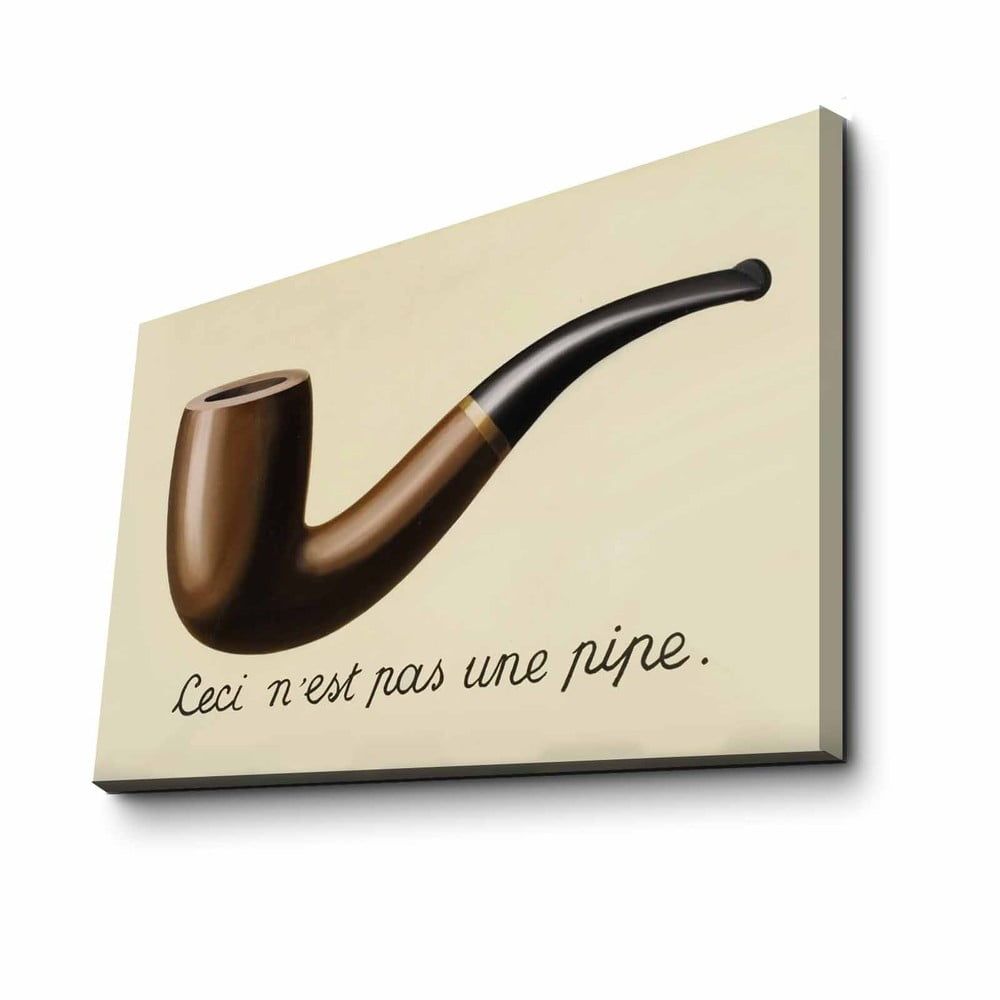 Wallity Reprodukce obrazu René Magritte 071 45 x 70 cm - Bonami.cz