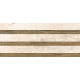 Dekor Fineza Adore ivory strips 25x60 cm mat DADORE256ST