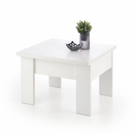 SERAFIN Rozkládací konferenční stolek Barva Bílá