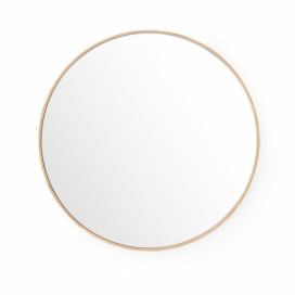 Nástěnné zrcadlo s rámem z dubového dřeva Wireworks Glance, ⌀ 66 cm Bonami.cz