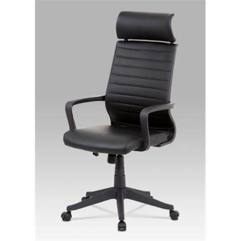 Kancelářská židle KA-C839 BK (houpací mech., kříž plast) - Rafni