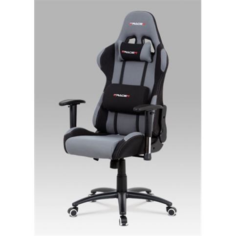 Kancelářská židle KA-F01 GREY (houpací mech., kříž kov) - Rafni