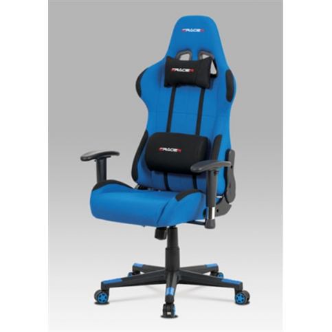Kancelářská židle KA-F05 BLUE (houpací mech., kříž plast) - Rafni