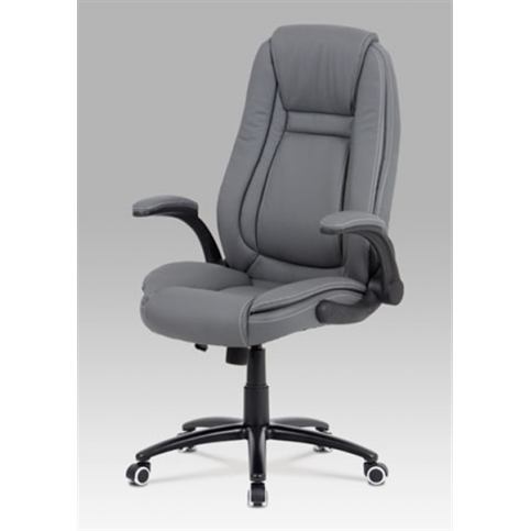 Kancelářská židle KA-G301 GREY (houpací mech., kříž kov) - Rafni