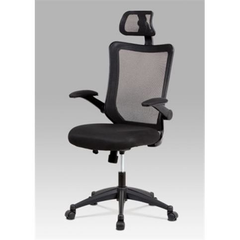Kancelářská židle KA-J813 BK (houpací mech., kříž plast) - Rafni