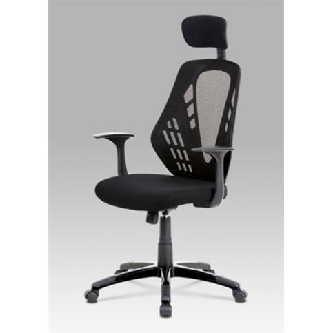 Kancelářská židle KA-K105 BK (houpací mech., kříž plast) - Rafni