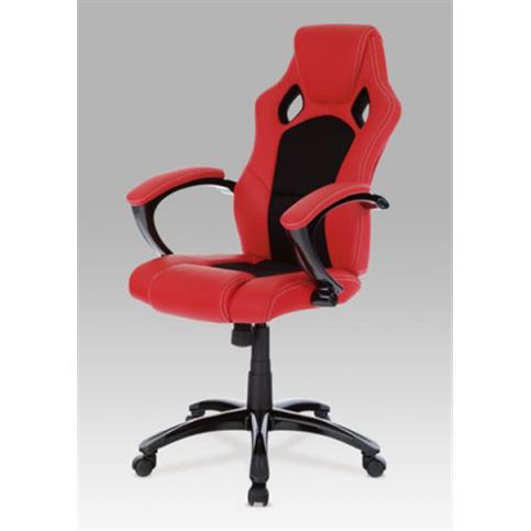 Kancelářská židle KA-N157 RED (houpací mechanismus) - Rafni