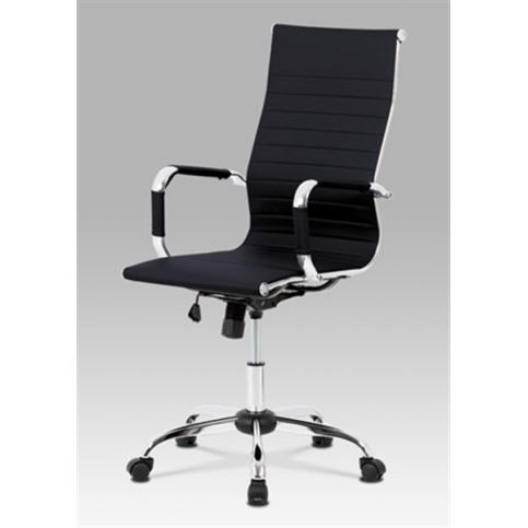 Kancelářská židle KA-V305 BK (houpací mech., kříž chrom) - Rafni