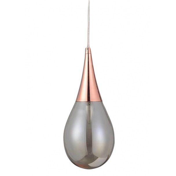 ACA DECOR Závěsné svítidlo Drop Copper 1xE14 Ø - 16 cm - STERIXretro