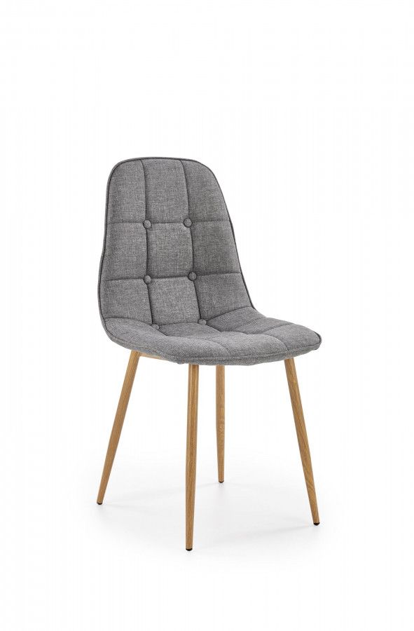 HALMAR Designová židle Brenna světle šedá - ATAN Nábytek