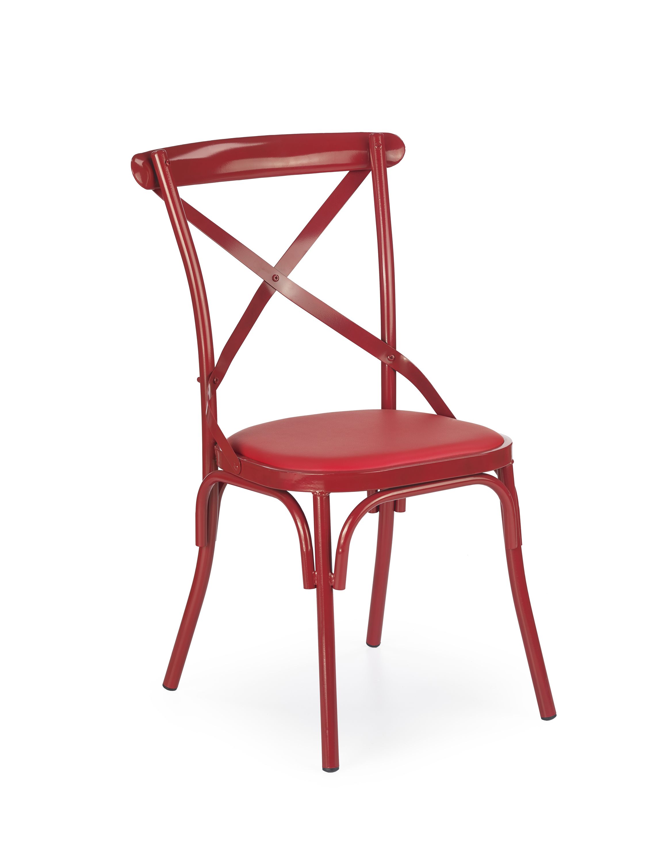 K216 židle červený (1p=2szt) Halmar  - Nabytek-Bogart.cz