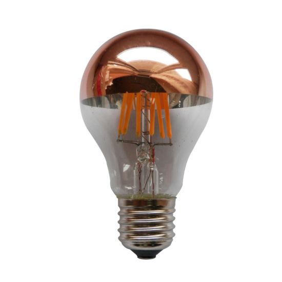 Diolamp LED retro žárovka A60 6W Filament měděný vrchlík - STERIXretro