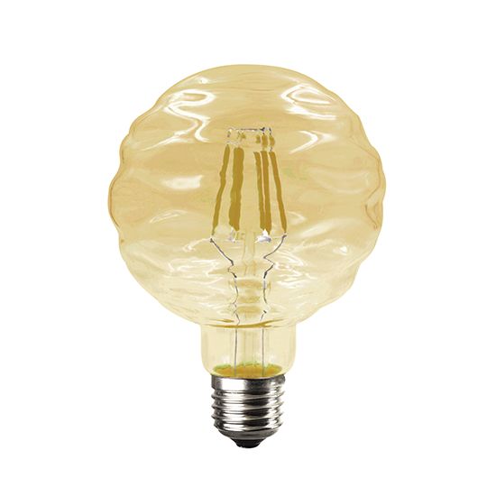 Diolamp Retro LED žárovka Waft Gold - STERIXretro