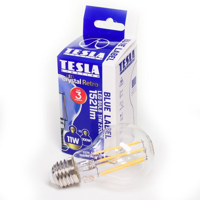 Tesla LED žárovka BULB A60 E27 11W Filament - alza.cz