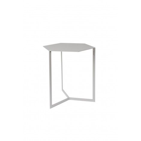 Světle šedý kovový konferenční stolek ZUIVER MATRIX 45 x 38 cm - Designovynabytek.cz