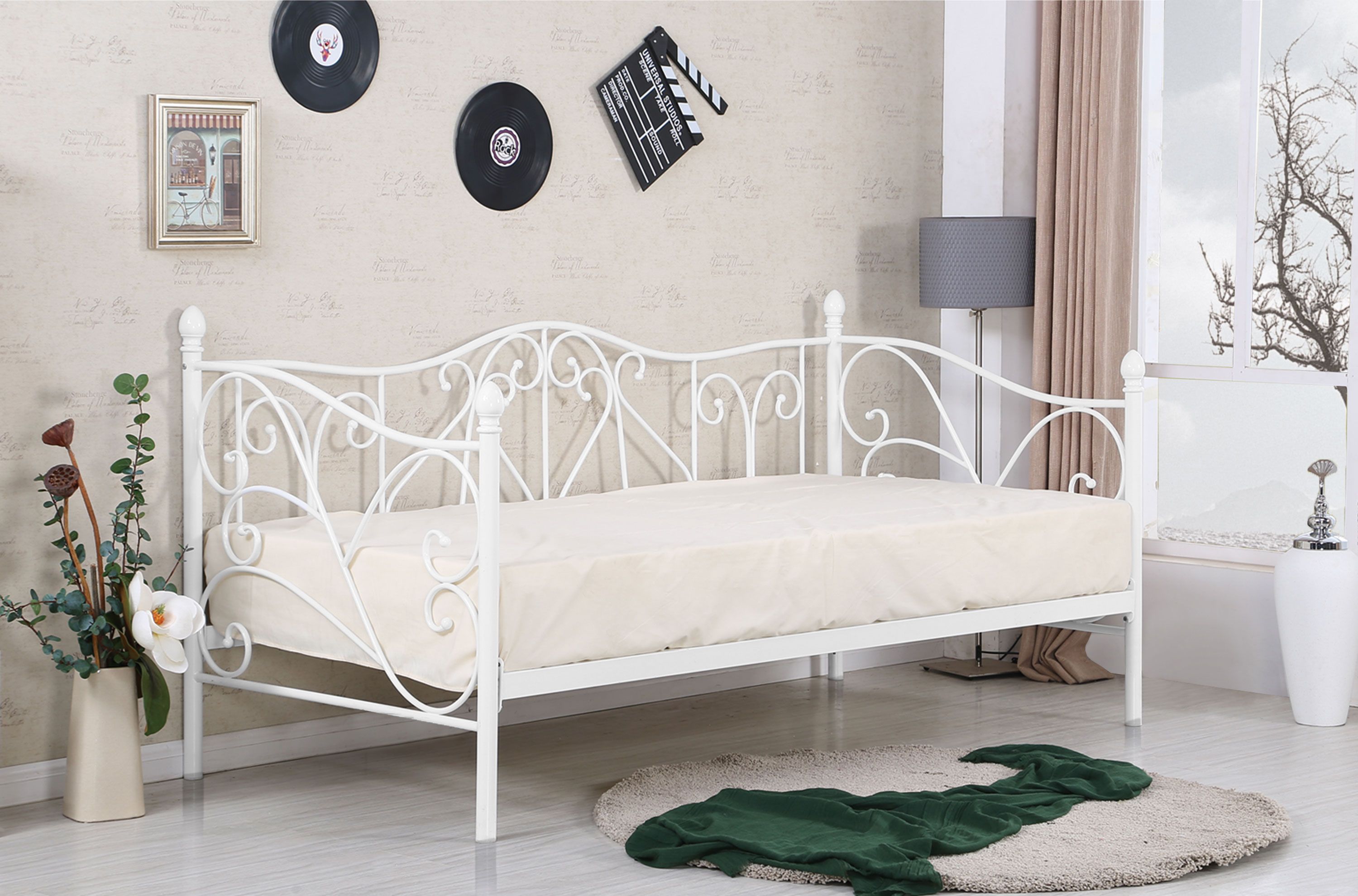 postel do ložnice Sumatra 90x200 biale - Nabytek-Bogart.cz