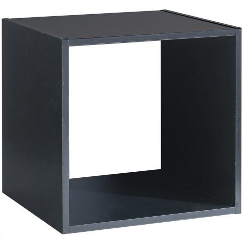 5five Simple Smart Dekorační polička na zeď, černý nábytek lze také položit na komody - EMAKO.CZ s.r.o.