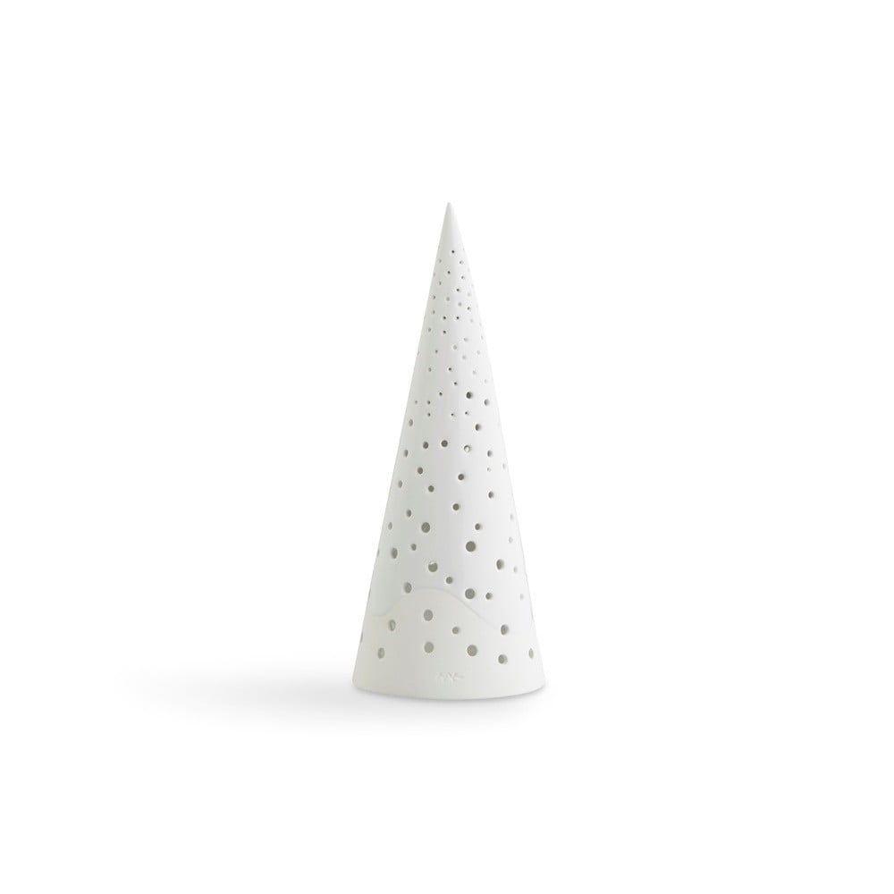 Bílý vánoční svícen z kostního porcelánu Kähler Design Nobili, výška 25,5 cm - Bonami.cz