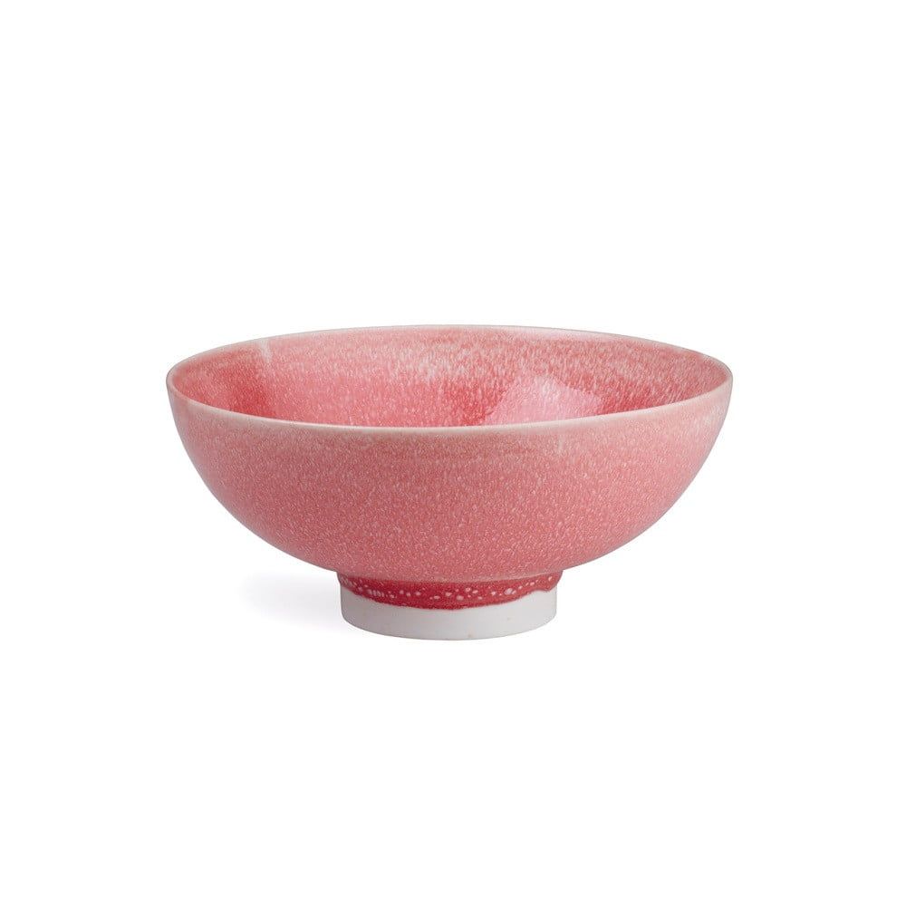 Růžová porcelánová miska Kähler Design Unico, ⌀ 18 cm - Bonami.cz