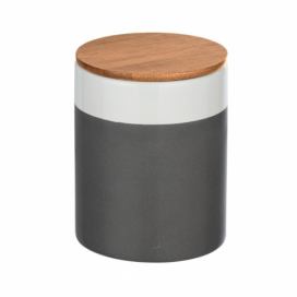 Keramický úložný box s bambusovým víkem Wenko Malta, 950 ml
