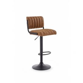 Barová židle H88 Černý/Hnědý