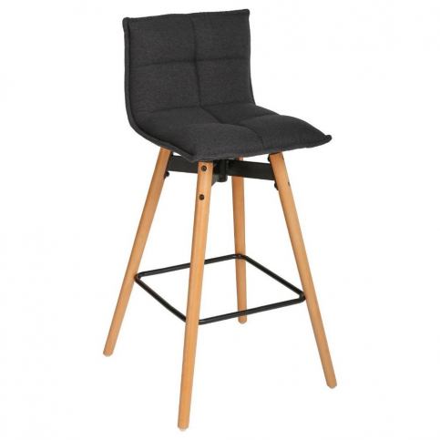 Atmosphera Barová stolička, zvednutá židle, měkké sedadlo, výška: 96 cm, černá - EMAKO.CZ s.r.o.