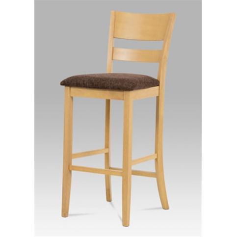 Barová židle AUB-5527 OAK1, bez sedáku - Rafni