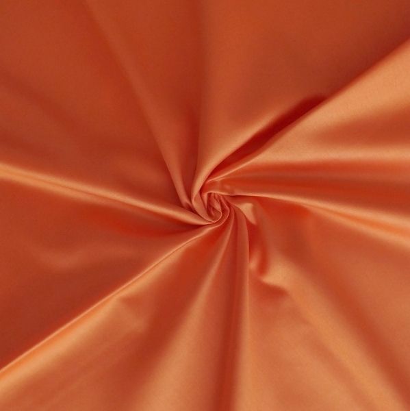Dadka povlečení satén jednobarevný oranžový - 140x200+70x90 cm - POVLECENI-OBCHOD.CZ