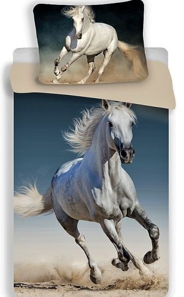 Jerry Fabrics povlečení bavlna fototisk Kůň 03 140x200+70x90 cm    - POVLECENI-OBCHOD.CZ