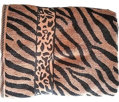 Jahu ručník froté Zebra hnědý 50x100 cm   - POVLECENI-OBCHOD.CZ
