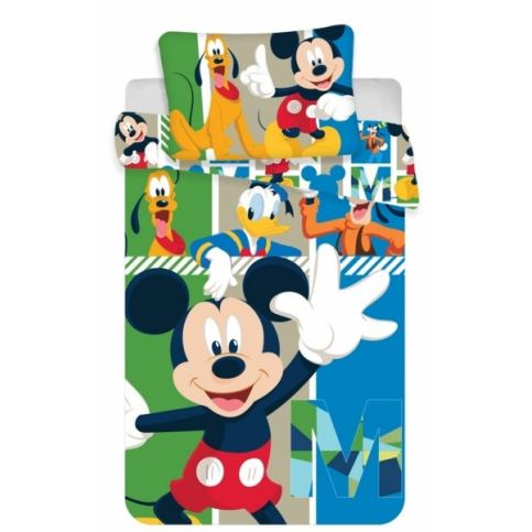 Jerry fabrics Disney povlečení do postýlky Mickey baby 100x135 + 40x60 cm  - POVLECENI-OBCHOD.CZ