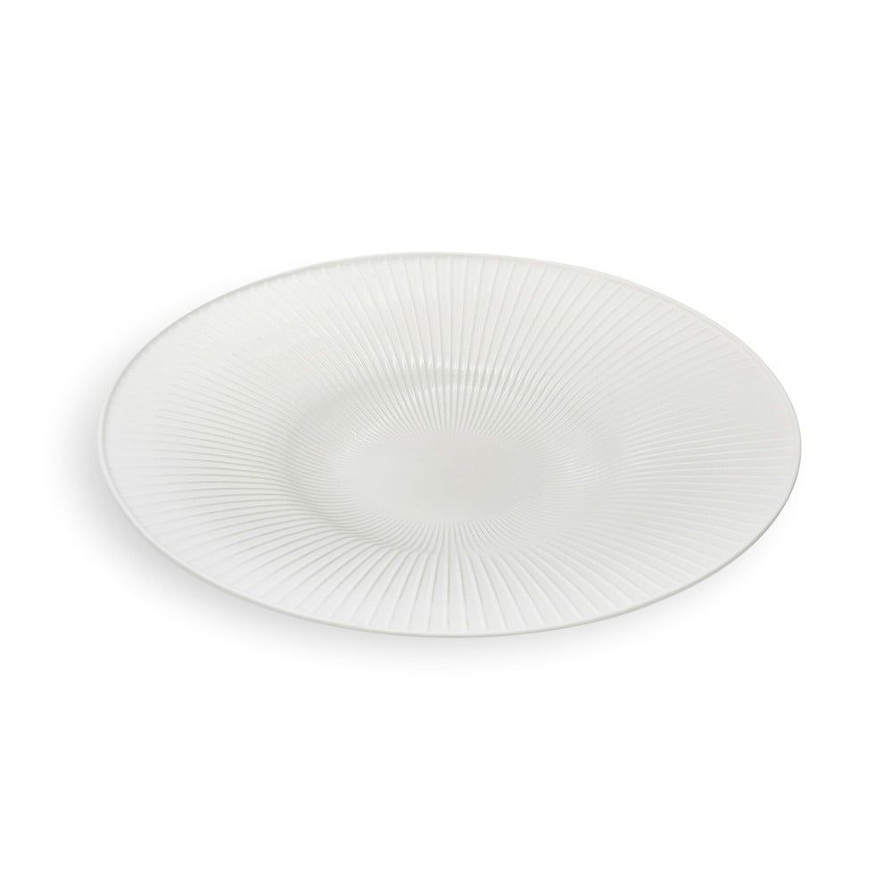 Bílý kameninový talíř Kähler Design Hammershoi Dish, ⌀ 40 cm - Bonami.cz