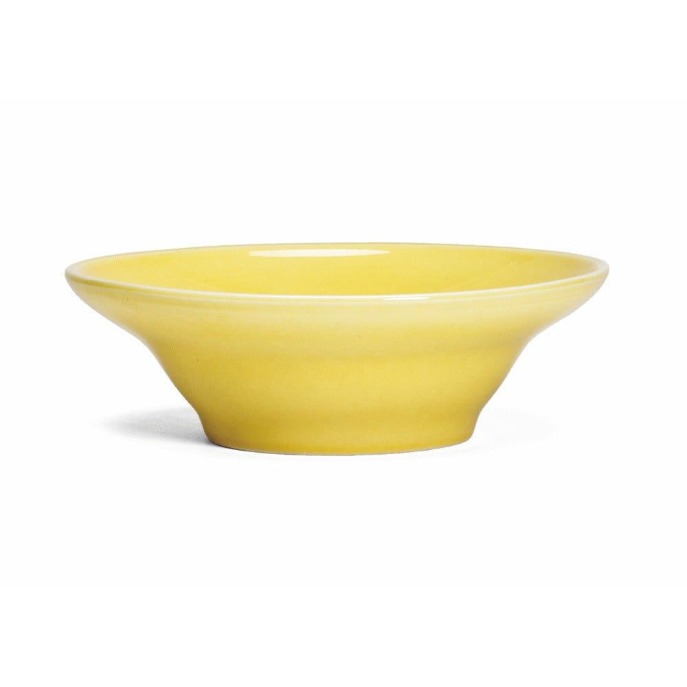 Žlutý kameninový polévkový talíř Kähler Design Ursula, ⌀ 20 cm - Bonami.cz