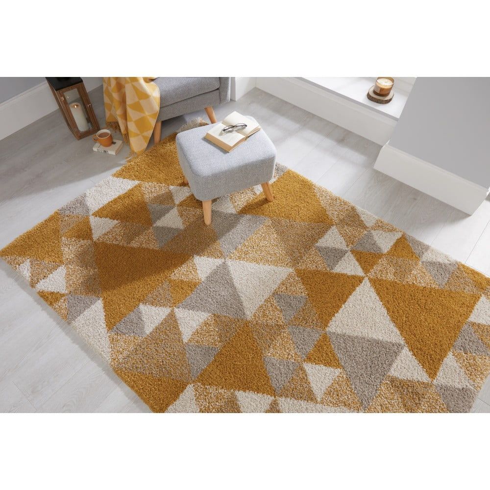 Oranžovo-béžový koberec Flair Rugs Nuru, 120 x 170 cm - Bonami.cz