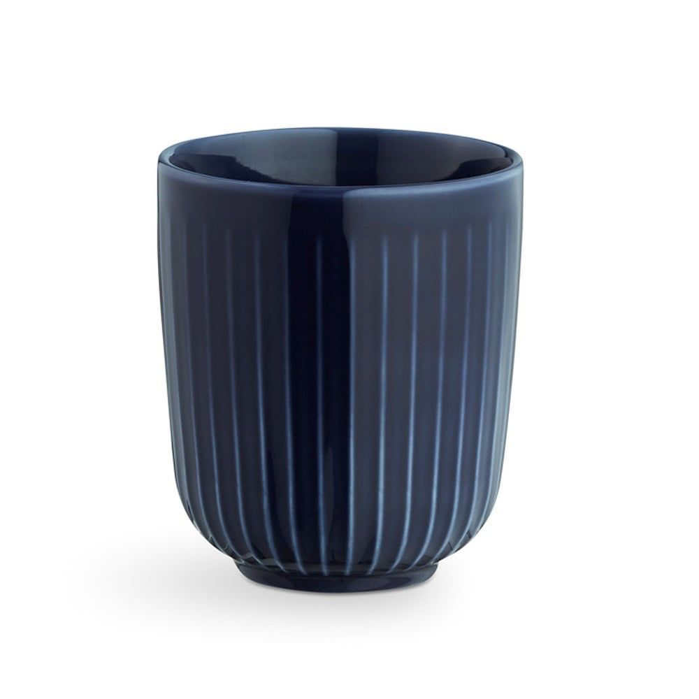 Tmavě modrý porcelánový hrnek Kähler Design Hammershoi, 300 ml - Bonami.cz
