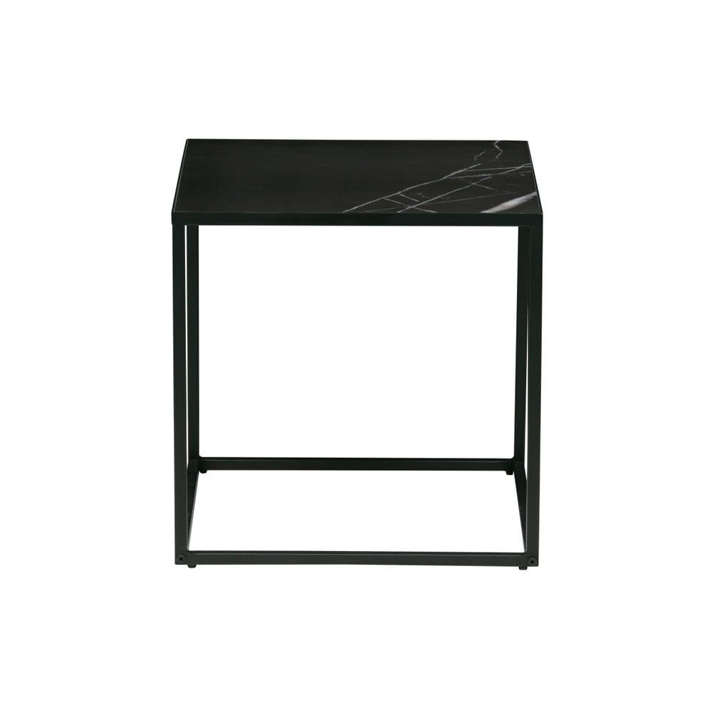 White Label Černý dubový pracovní stůl WLL GIORGIO 120 x 60 cm - iodesign.cz