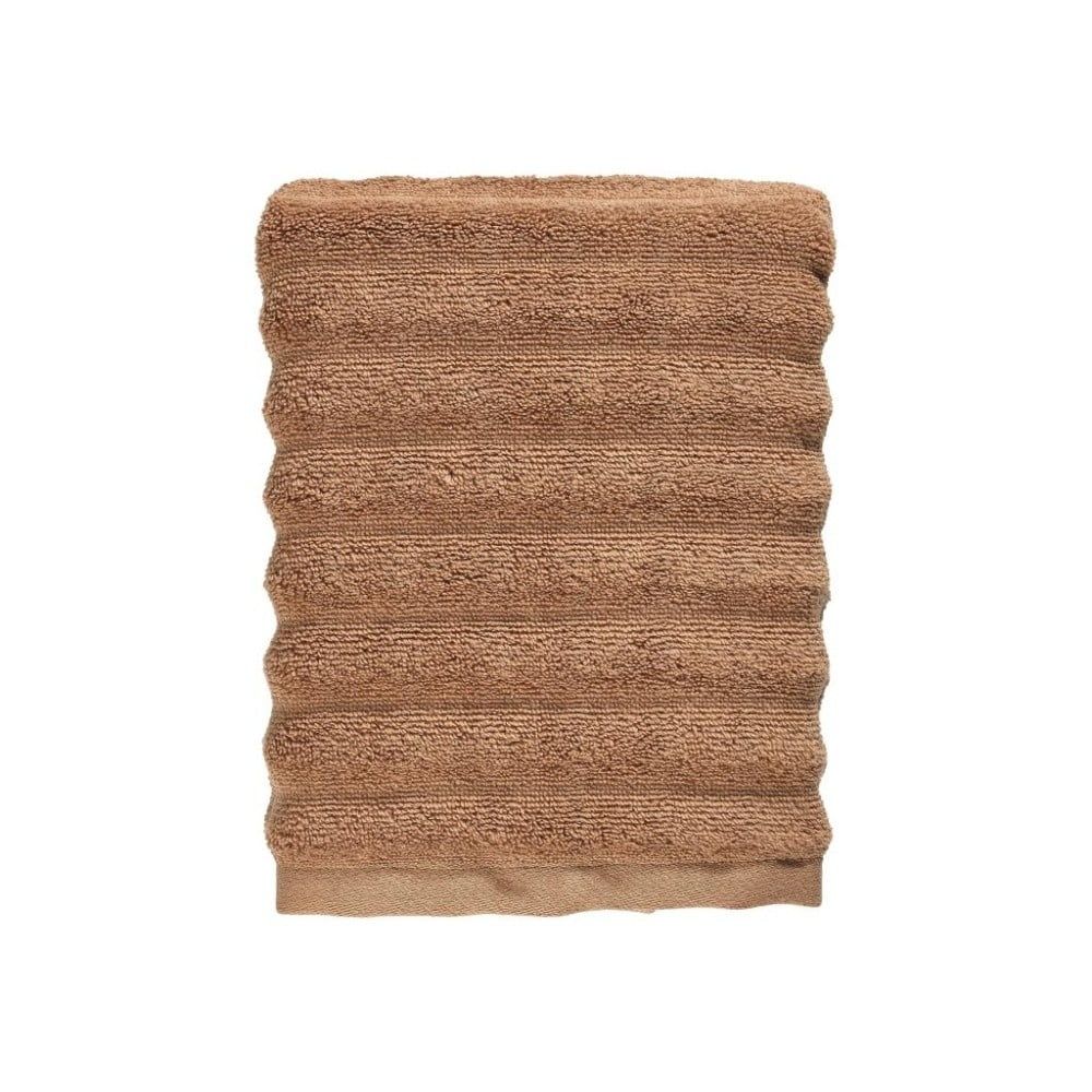 Jantarově hnědý ručník ze 100% bavlny Zone Prime Amber, 50 x 100 cm - Bonami.cz