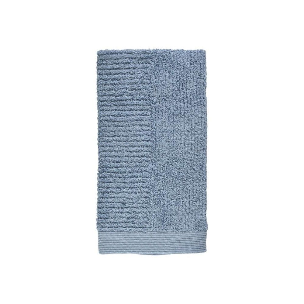 Modrý ručník ze 100% bavlny Zone Classic Blue Fog, 50 x 100 cm - Bonami.cz