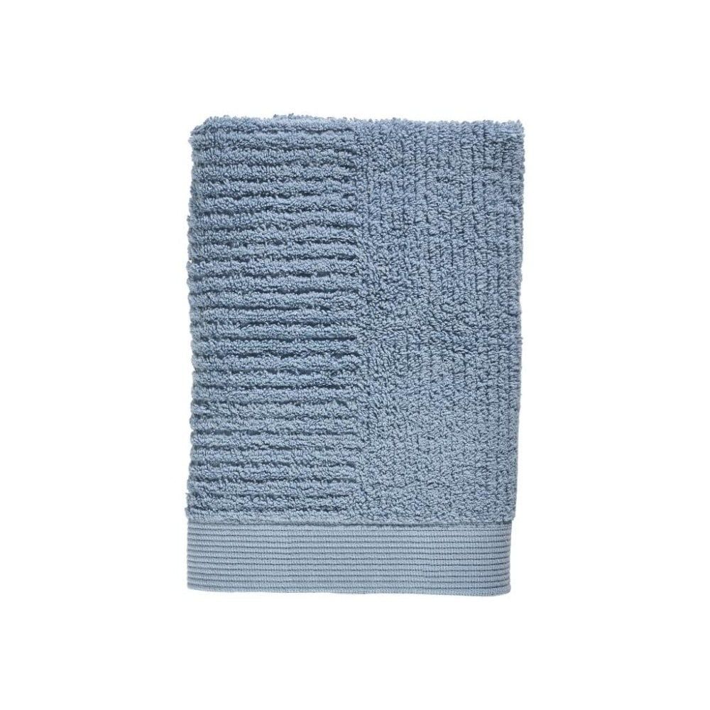 Modrý ručník ze 100% bavlny Zone Classic Blue Fog, 50 x 70 cm - Bonami.cz