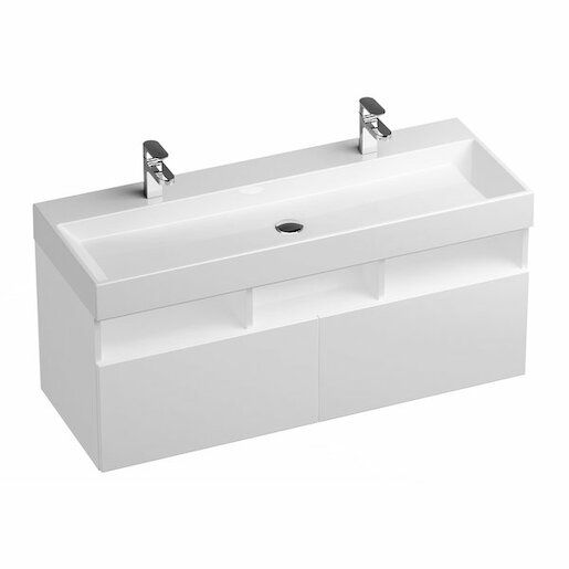 Koupelnová skříňka pod umyvadlo Ravak Natural 120x45 cm bílá X000001053 - Siko - koupelny - kuchyně