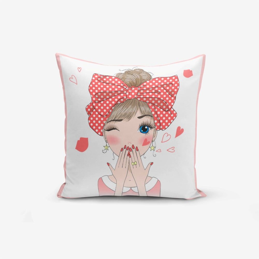 Povlak na polštář Minimalist Cushion Covers Cute Girl, 45 x 45 cm - Bonami.cz