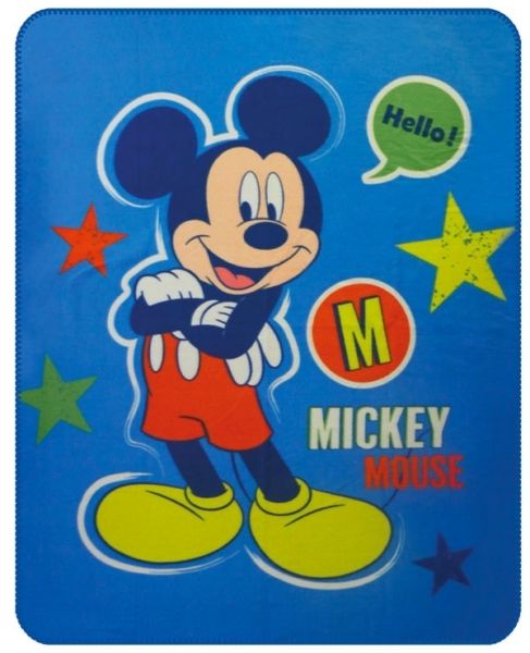 CTI Fleece dětská deka Mickey Expressions 110x140cm - POVLECENI-OBCHOD.CZ