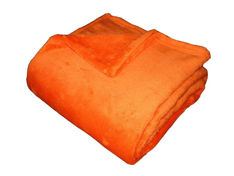 Dadka deka Super soft oranžová 100x150 cm  - POVLECENI-OBCHOD.CZ