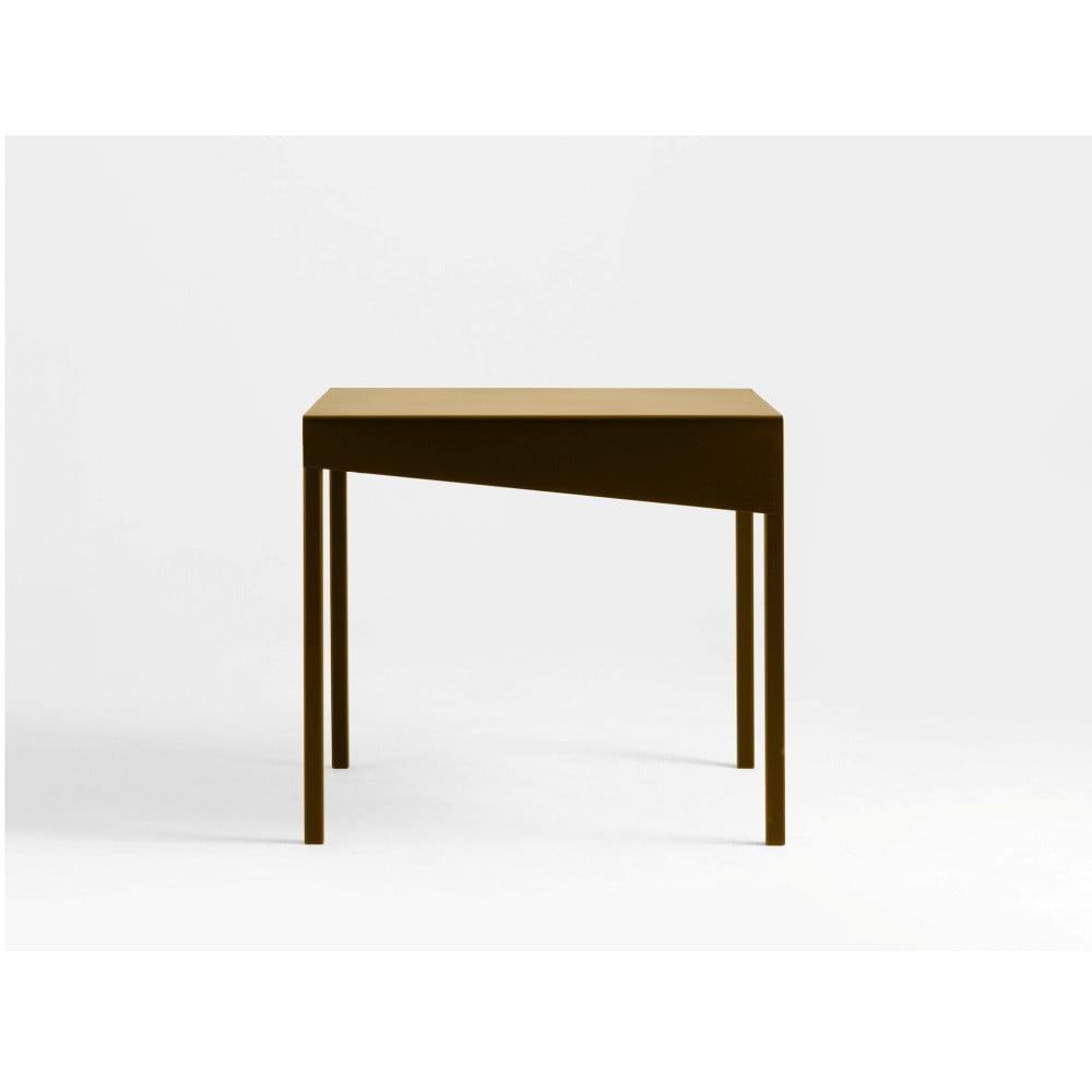 Konferenční kovový stůl ve zlaté barvě Custom Form Obroos, 50 x 50 cm - Bonami.cz
